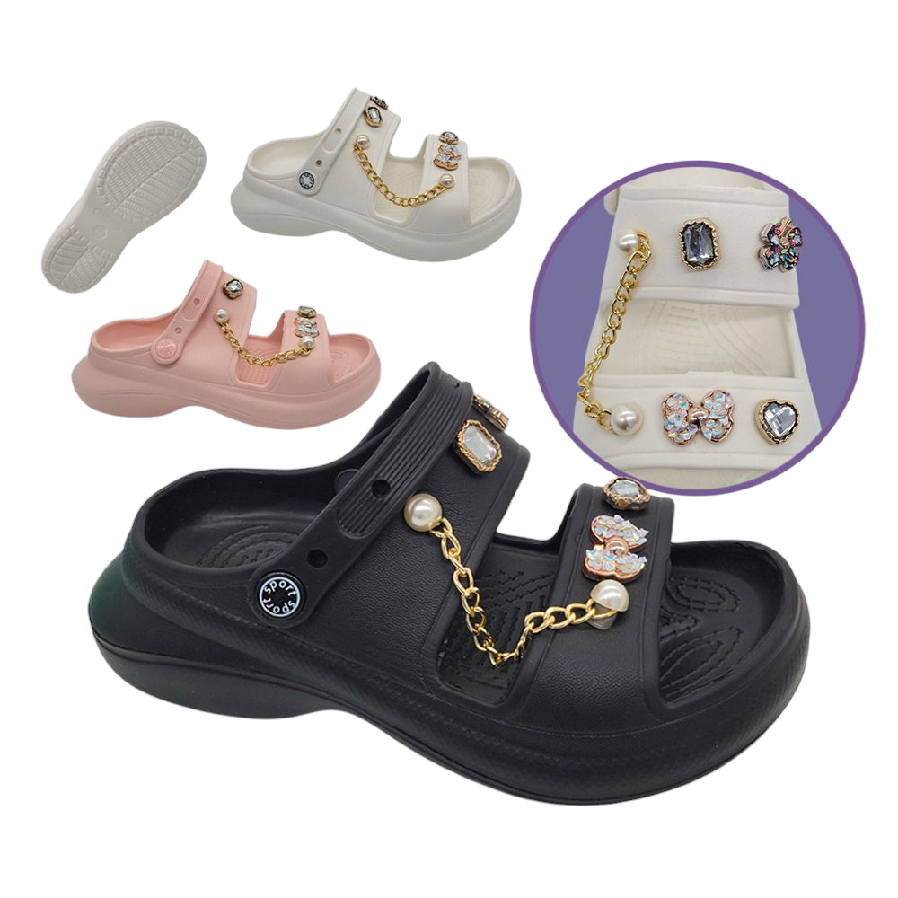 Sandalias Decoradas con Cadenas