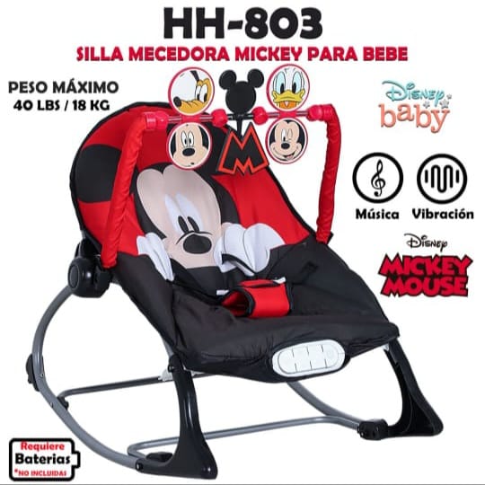 Silla Mecedora Mickey Mouse