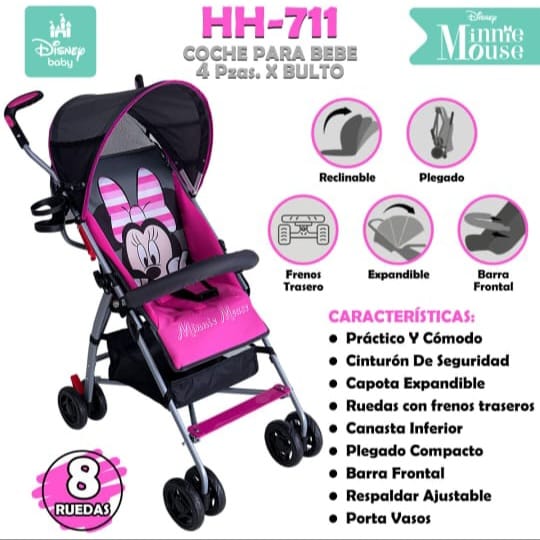 Coche para Bebe Minnie Mouse 