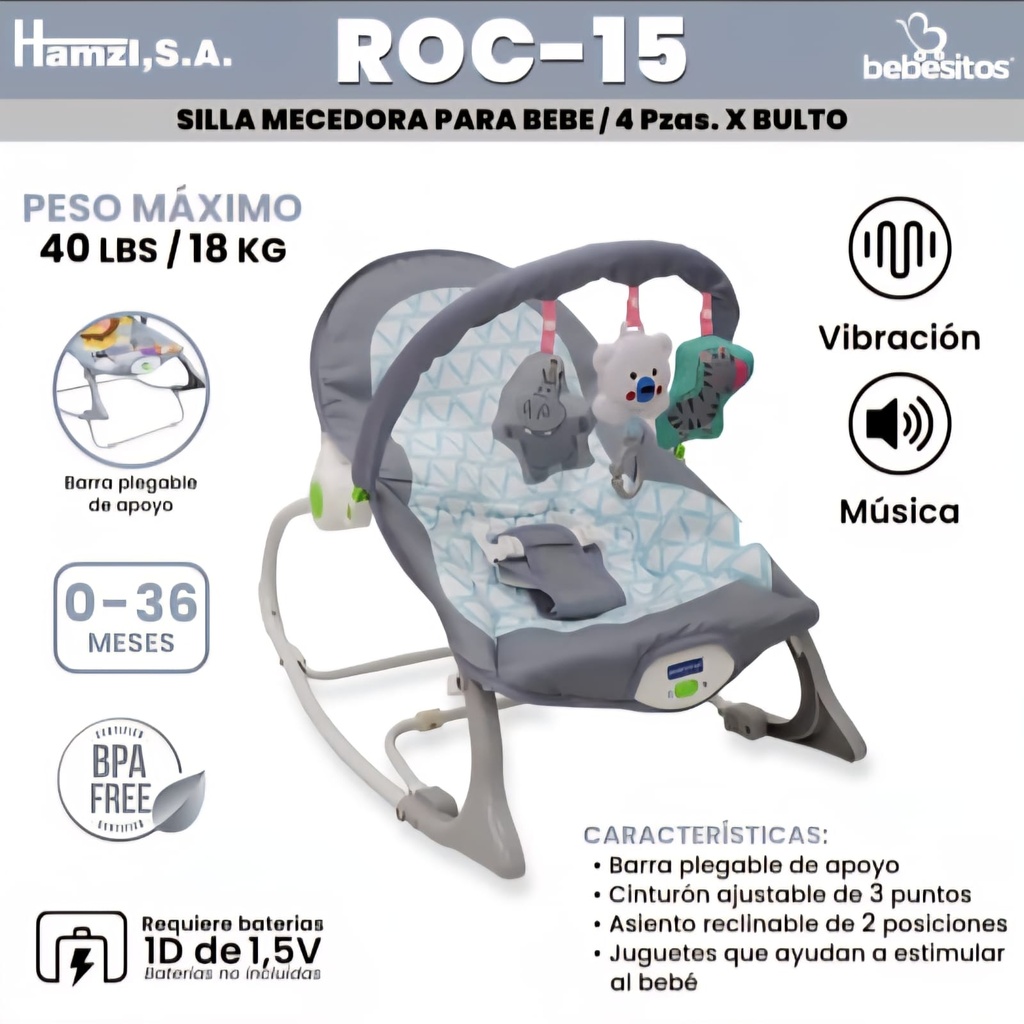 Silla Mecedora para Bebe