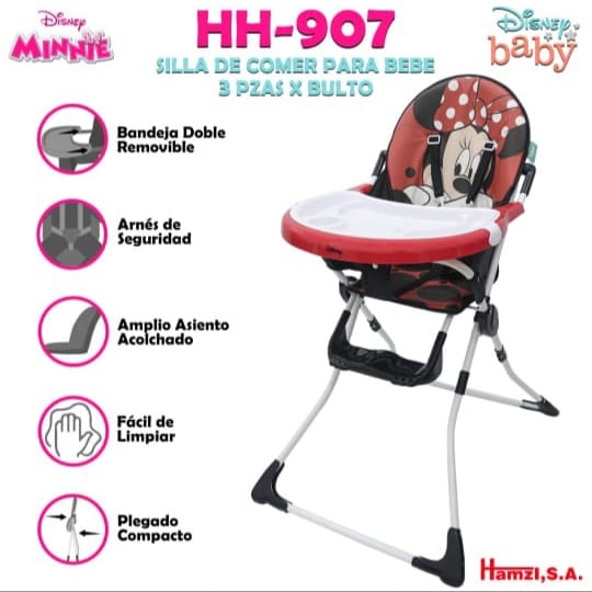 Silla de Comer Minnie Disney Baby