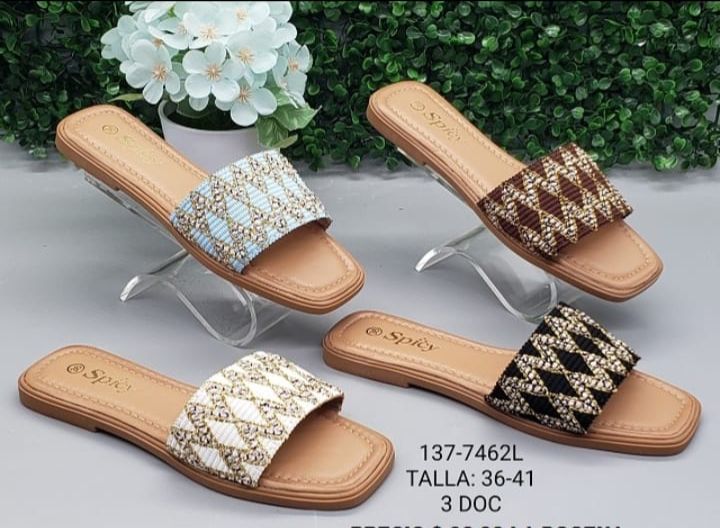 Sandalias para Dama con Brillantes