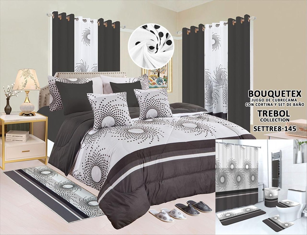 Conjunto de Cuarto Completo de 27 piezas 