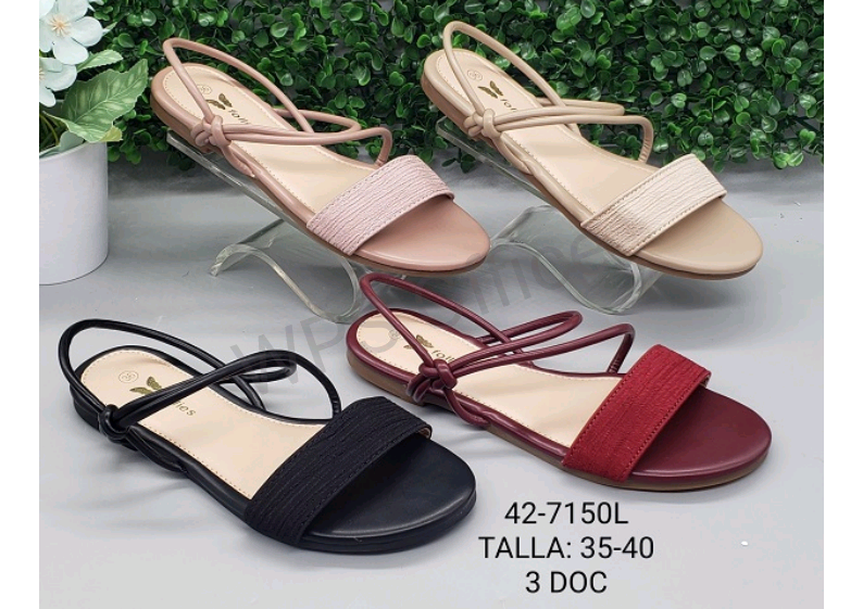 Sandalias Planas con Correa Cruzada
