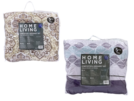 [724-1432364] Juego de Cama 5 Piezas Full- Home Living