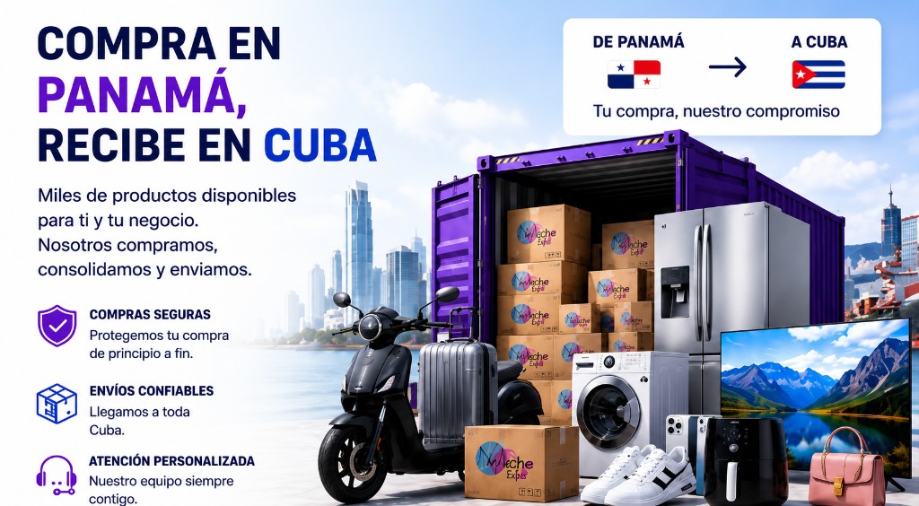 Compra en Panamá, recibe en Cuba — Melache Tienda Online