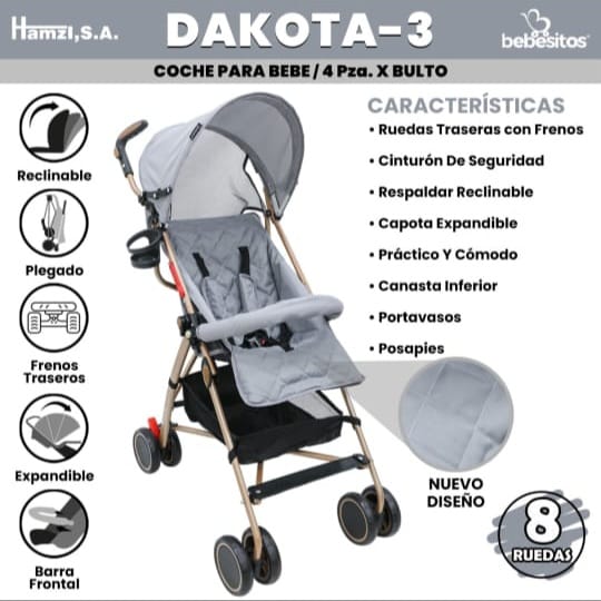 Coche para Bebe Dakota 3