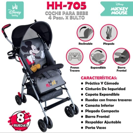 Coche de Bebe Mickey Mouse