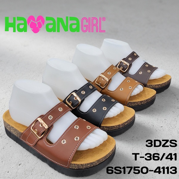 Sandalia Casual con Decoración Metalica