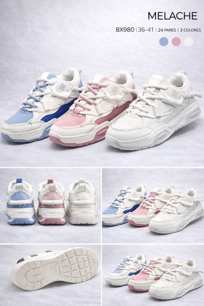 Zapatilla para Dama Cordón Grueso