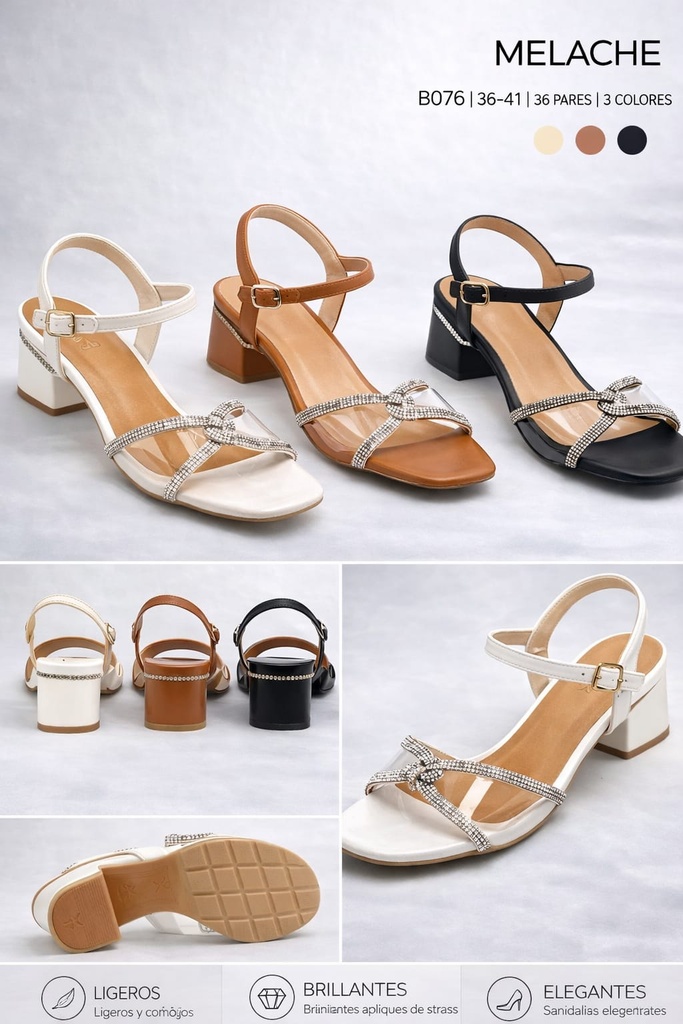 Tacón Altura Media para Dama