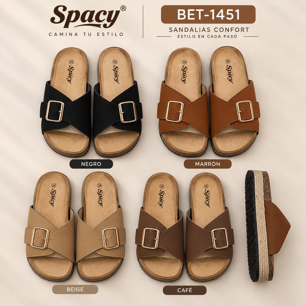 Sandalias Spacy Confort BET-1451