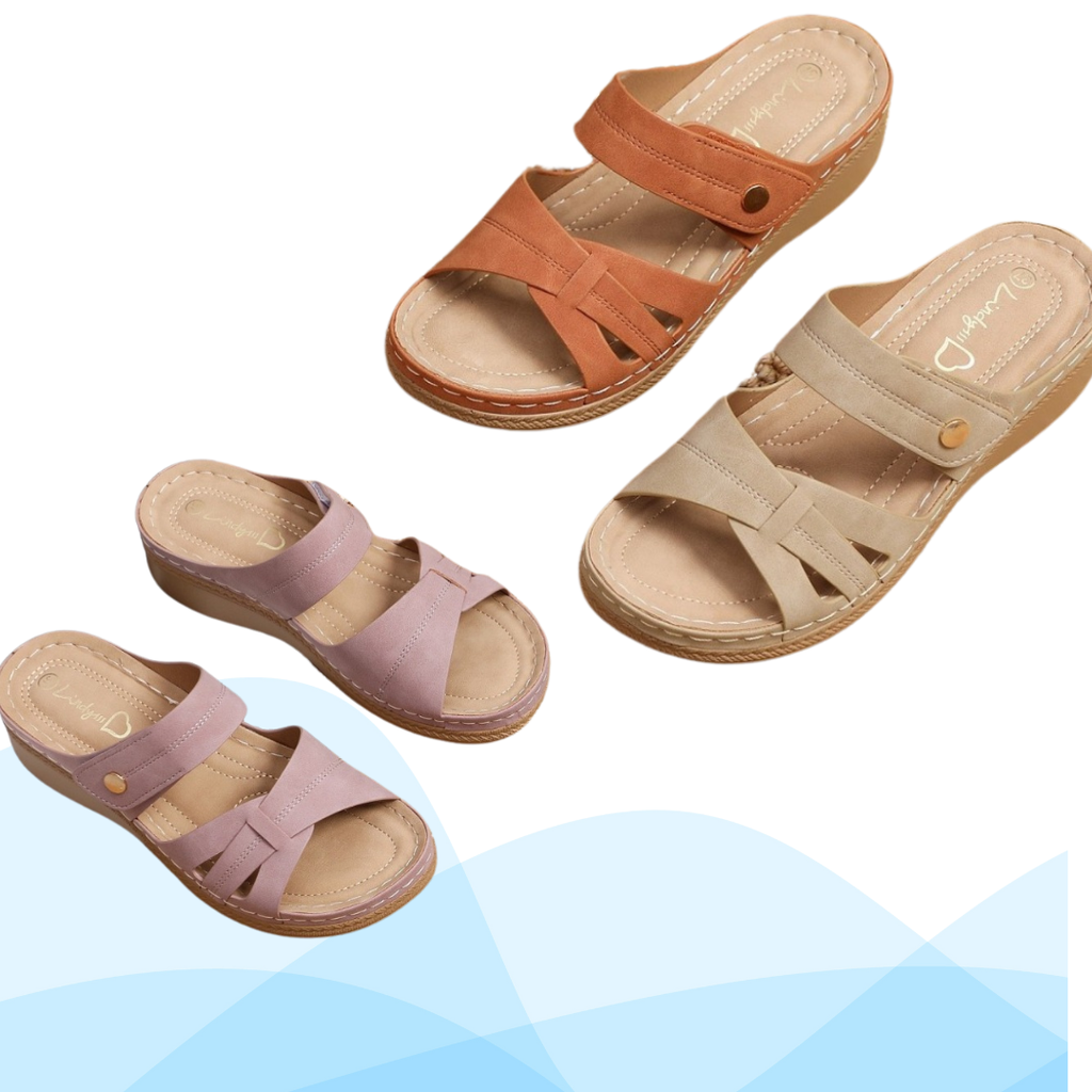 Sandalias de Vestir Semi Plataforma para Dama