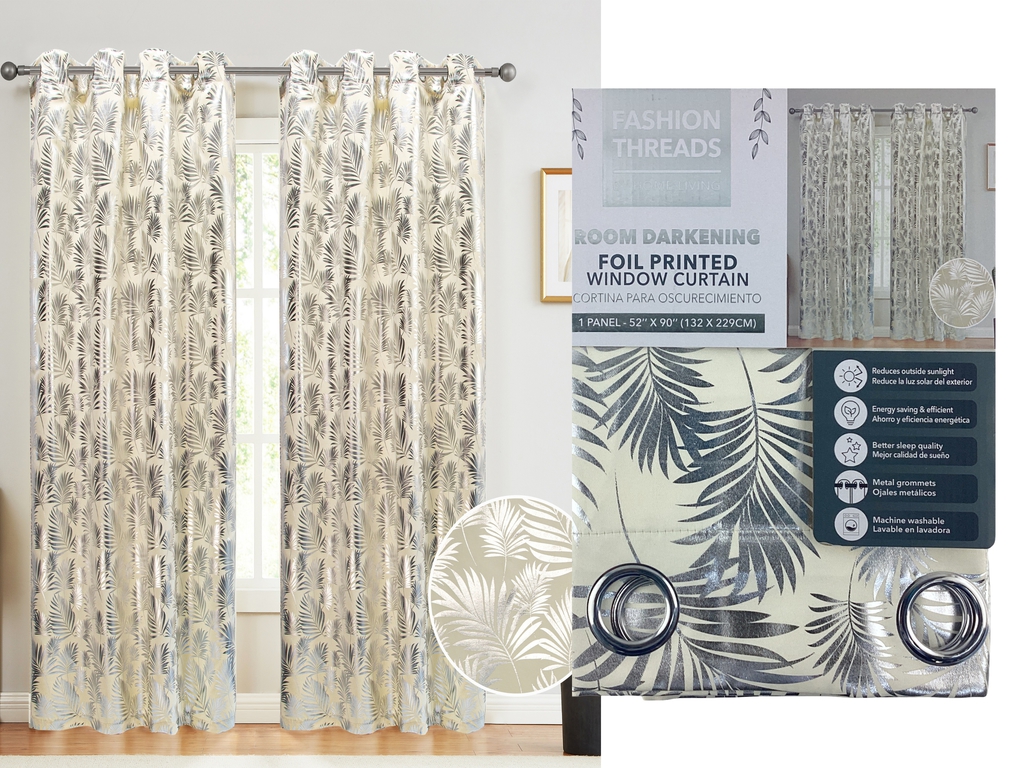 Cortina de Oscurecimiento con Diseño Foil 