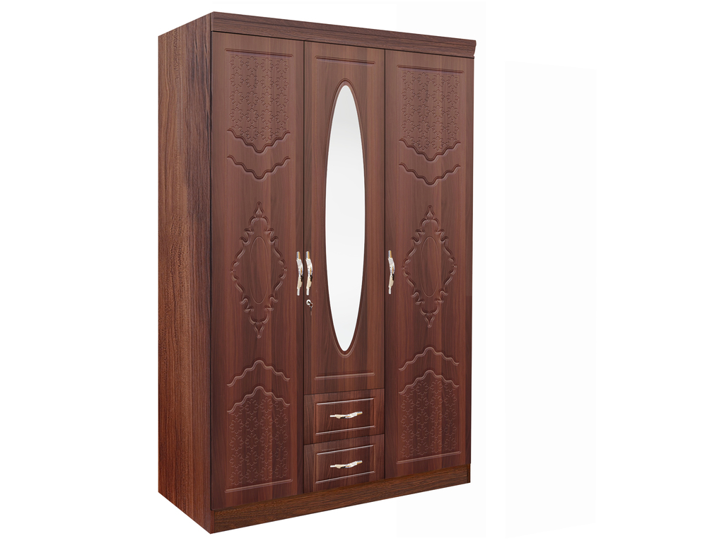 Armario de 3 Puertas con Espejo 