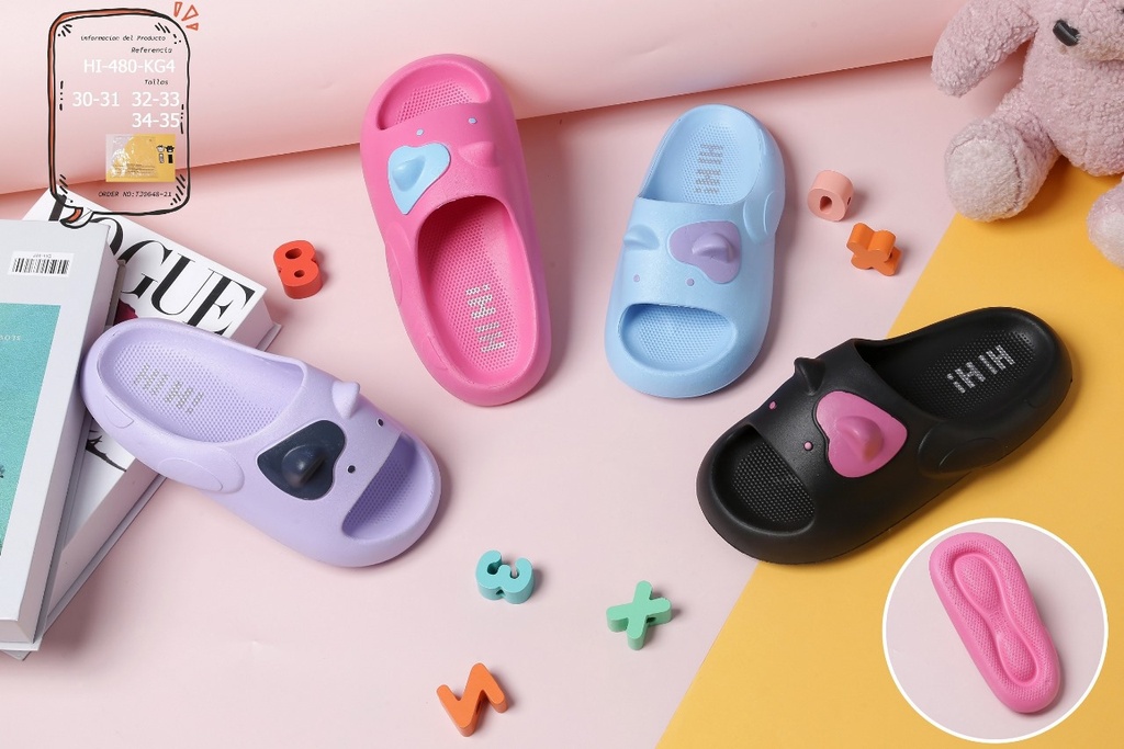 Chancletas Fashion de niñas Moo