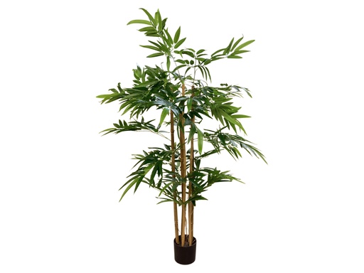 [718-2404365] Planta Artificial de Bambú- Decoración Realista 