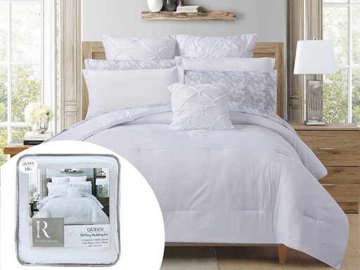 [724-5909829] Juego de Cama Queen 10 Piezas- Riderwood Collection