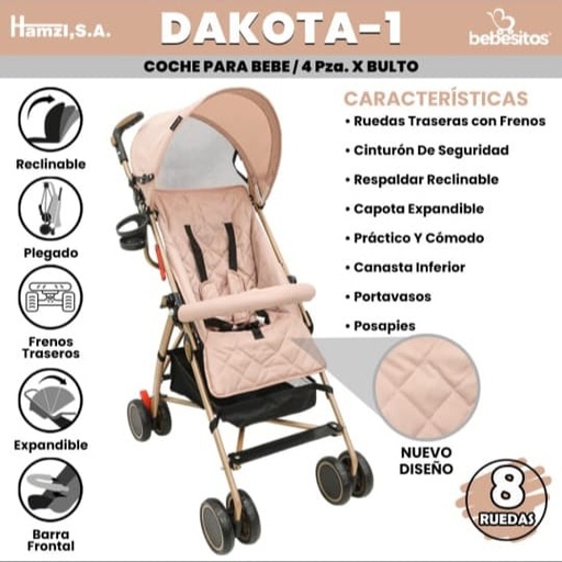 [DAKOTA-1] Coche para Bebe Dakota 1