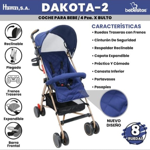 [DAKOTA-2] Coche para Bebe Dakota 2