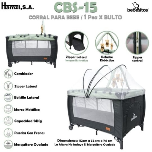 [CBS-15] Corral para Bebe Bebesitos