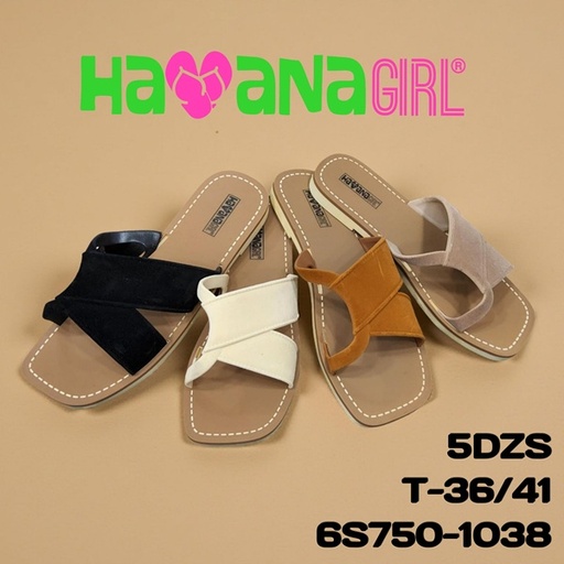 [6S750-1038] Sandalia Casual HavanaGirl