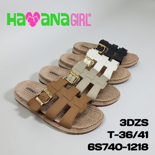 [6S740-1218] Sandalia Casual para Dama 