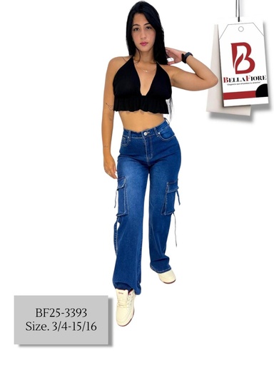 [BF25-3393] Pantalón Cargo para Dama 