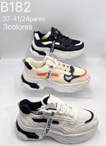 [B182] Zapatilla unisex tallas del 37-41