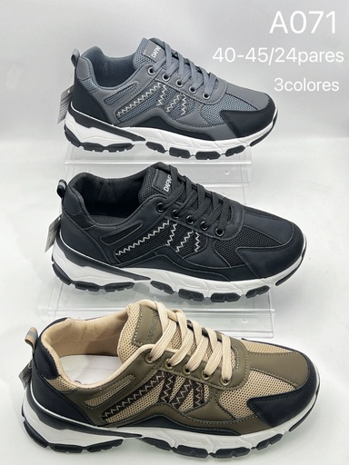 [A071] Zapatilla Fashion Sport para hombre 40-45 