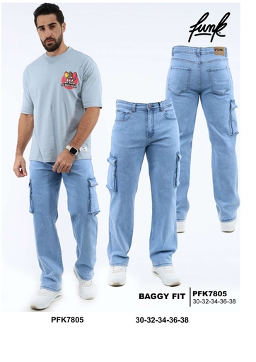 [PFK7805] Pantalón Cargo de Hombre tallas 30-38