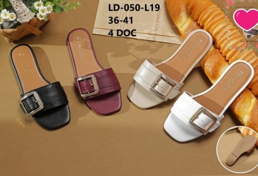[LD-050-L19] Sandalias con Hebilla 
