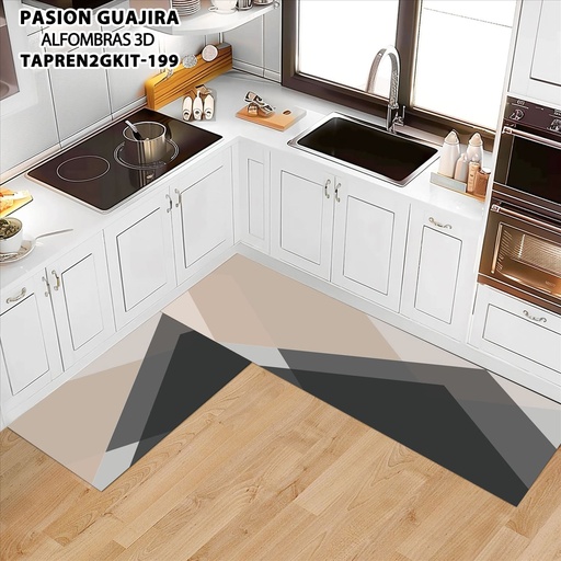 [F3TAP3D2GKITG4] Tapetes de Cocina 50x80cm/50x160cm