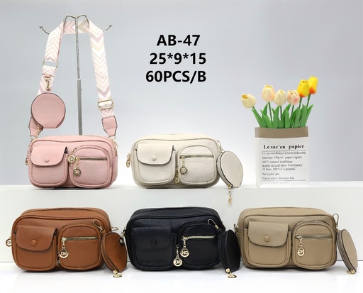 [AB-47] Bolso Estilo Bandolera  Manos Libres 