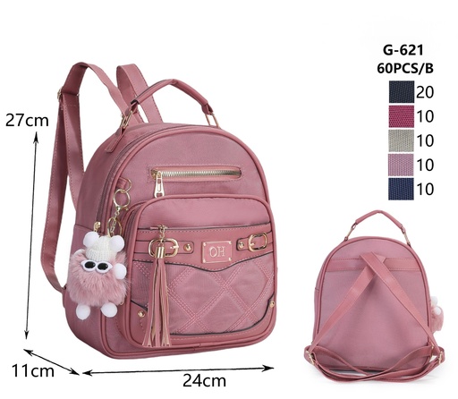 [G-621] Mochila Mediana con llavero