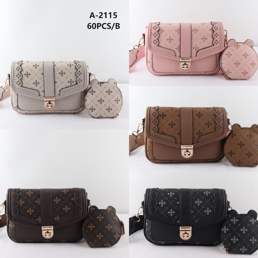 [A-2115] Bolso Manos Libres con Monedero