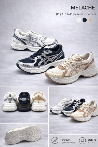 [B197] Zapatilla Deportiva para Dama 