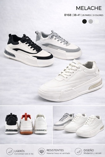 [B168] Zapatilla deportiva Unisex