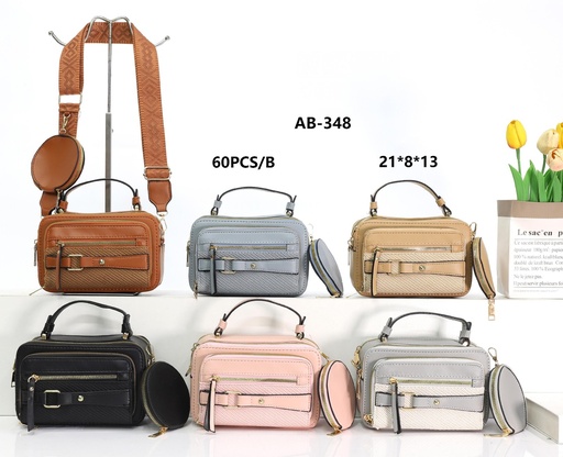 [AB-348] Bandolera con Monedero  