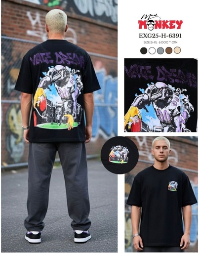 [EXG25-H-6391] Pullover de Hombre Oversize VageDreams