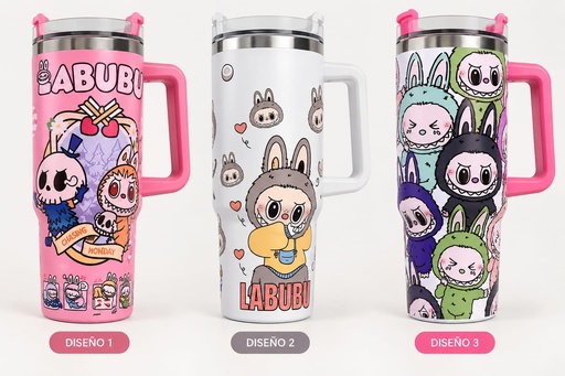 [LABUBU-TERMO V-2356] Termo Labubu (Diseños 1, 2 y 3)