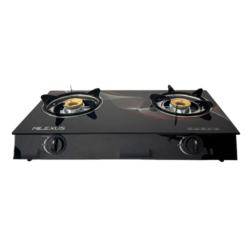 [ML-GEG-2Q-9900GLASS] Estufa de mesa Gas Milexus