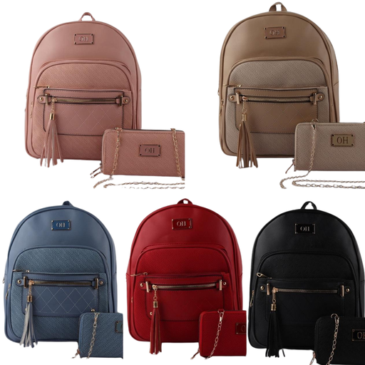 [G-2974] Mochila Fashion con monedero 