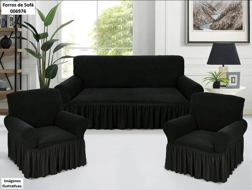 [F7FORBEL311VNEG] Forro de Muebles
