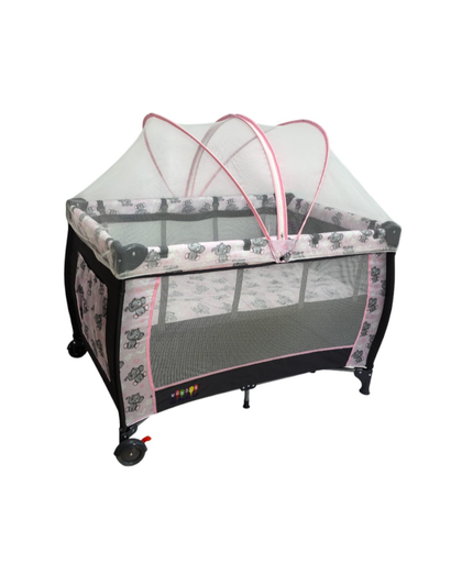 [LX283] Cuna Corral Plegable con Mosquitero