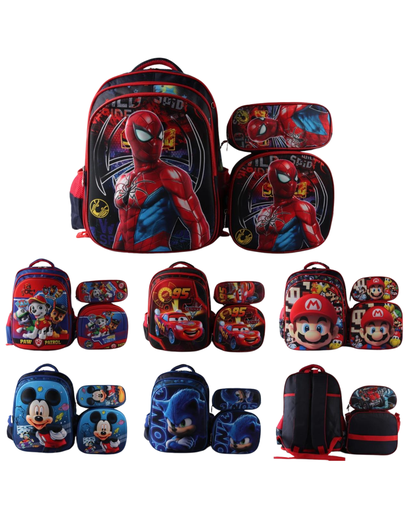 [G-624] Conjunto Escolar Infantil de 3 Piezas