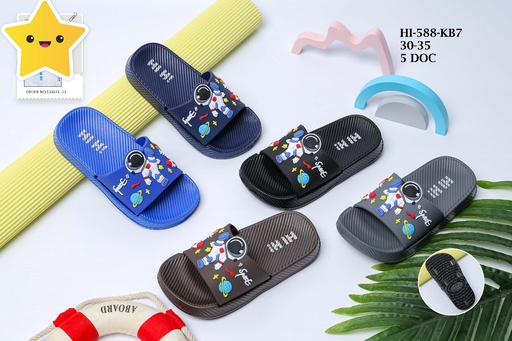 [HI-588-KB7] Chancleta Fashion para Niño