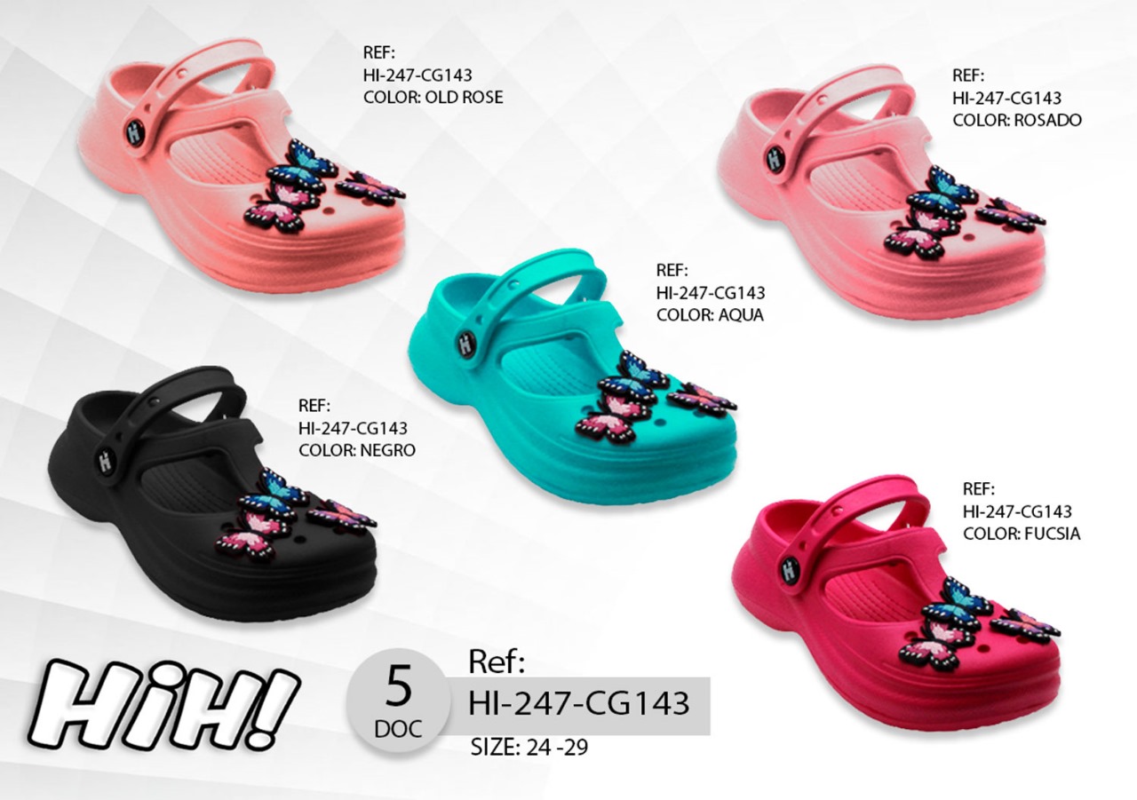 Sandalia tipo Zueco para niña