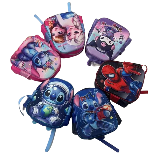 [G-638] Mochila Infantil 3D Personajes Disney